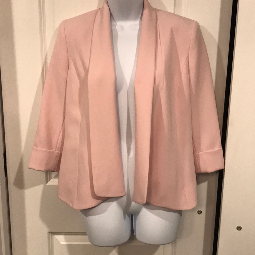 Kasper Blush pink, quarter sleeve, size 4 blazer